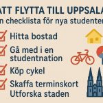 Att flytta till Uppsala: En checklista för nya studenter