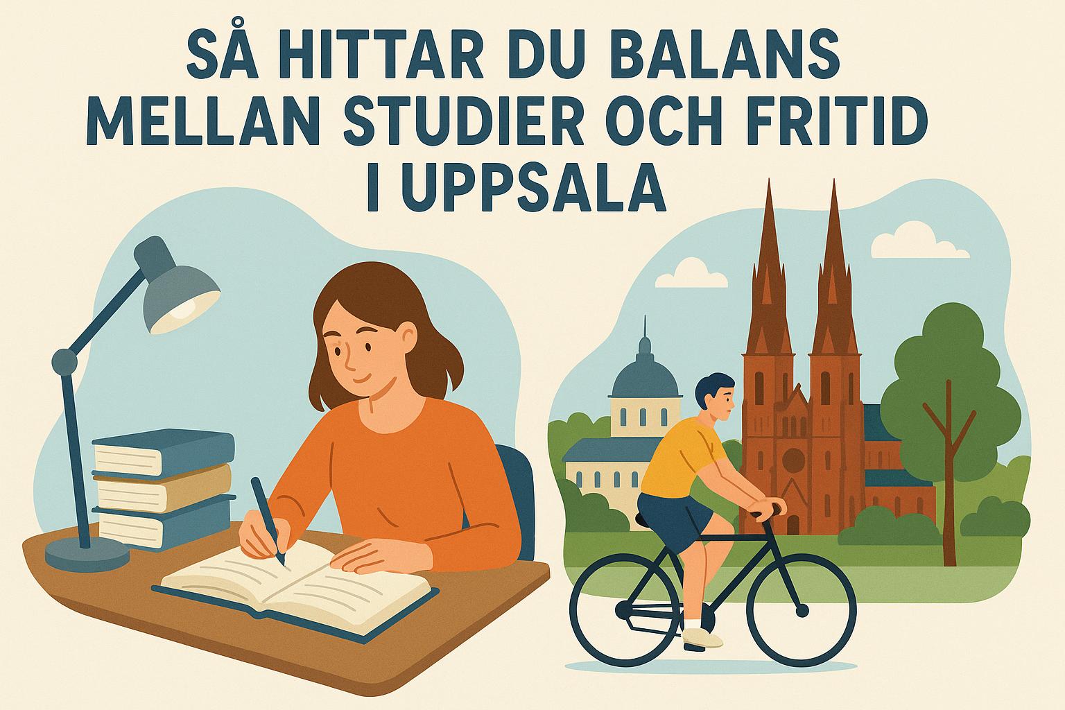 Så hittar du balans mellan studier och fritid i Uppsala