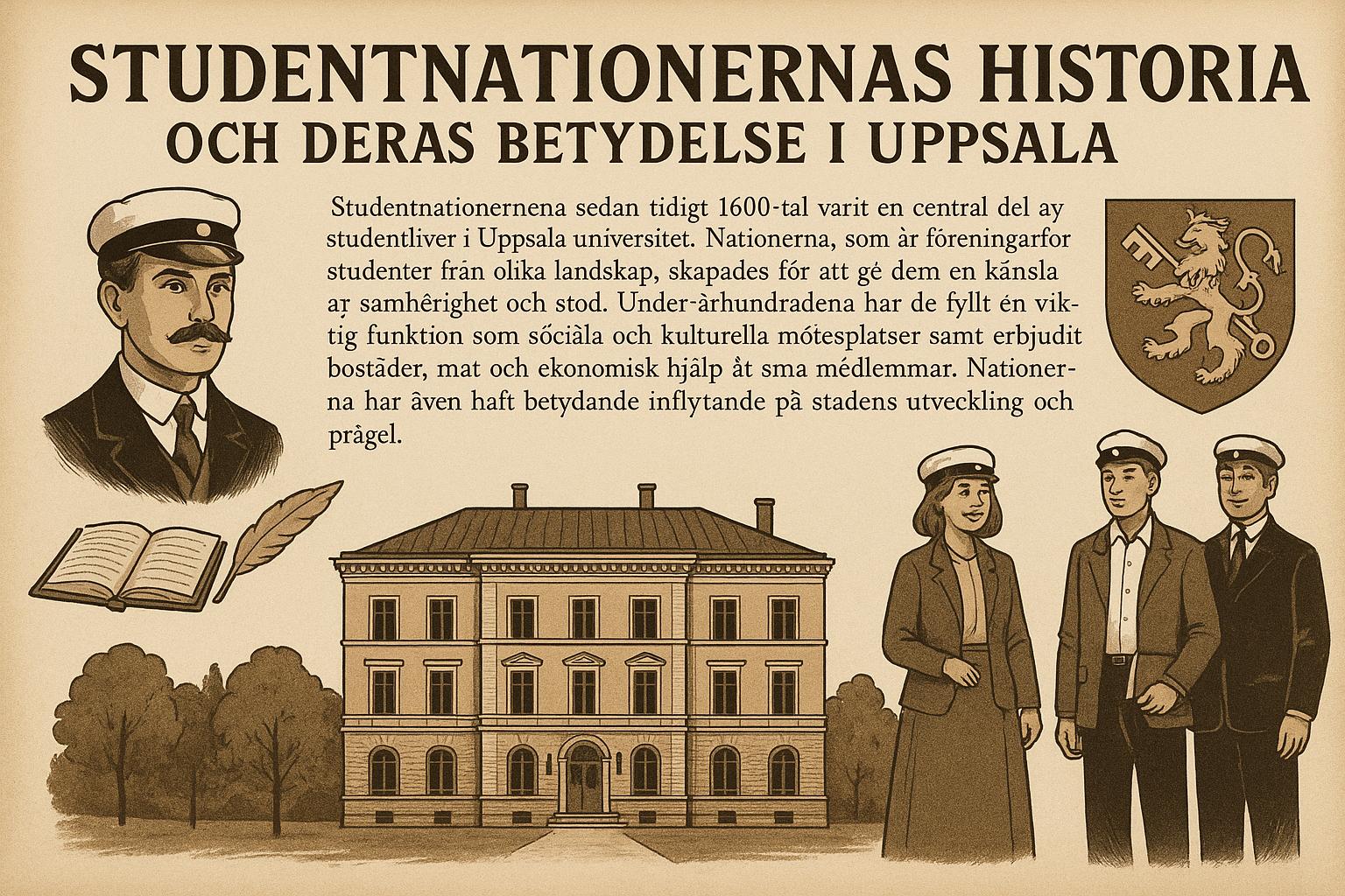 Studentnationernas historia och deras betydelse i Uppsala