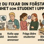 Hur du fixar din första lägenhet som student i Uppsala