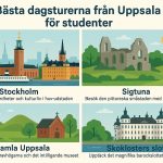 Bästa dagsturerna från Uppsala för studenter