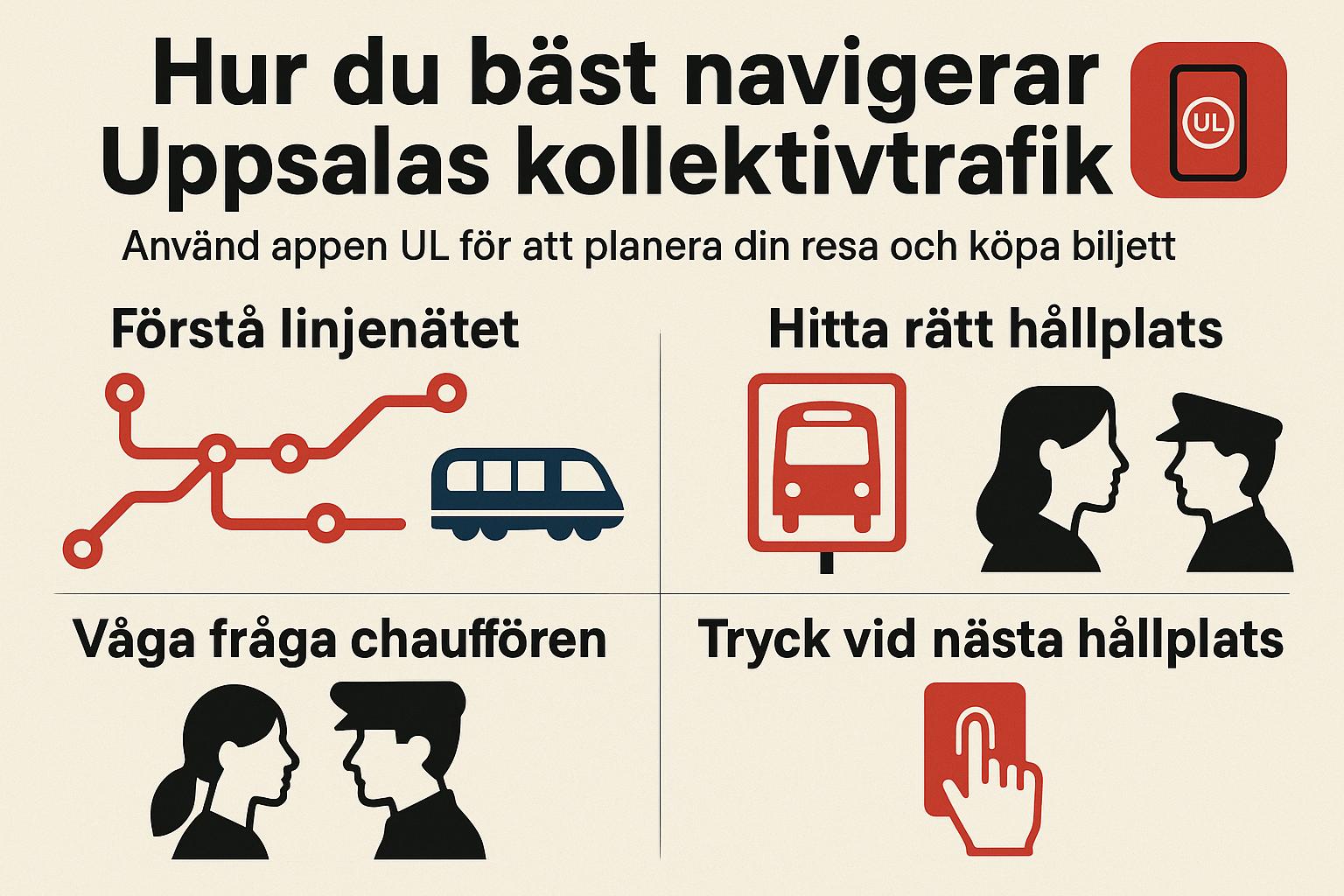 Hur du bäst navigerar Uppsalas kollektivtrafik