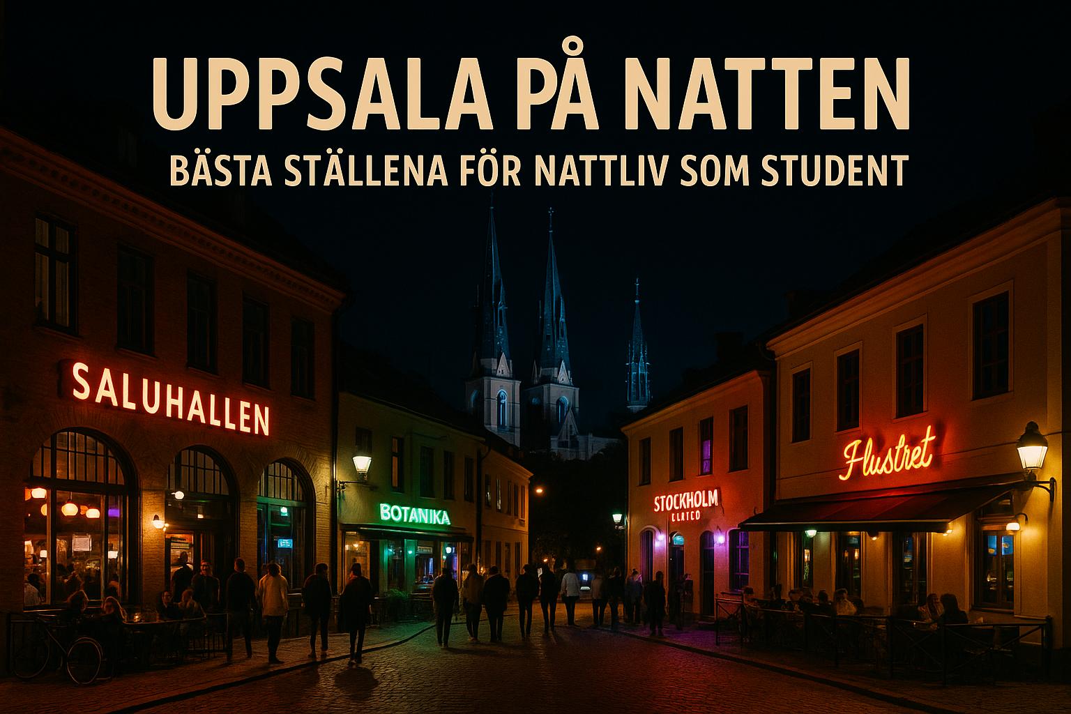 Uppsala på natten: Bästa ställena för nattliv som student