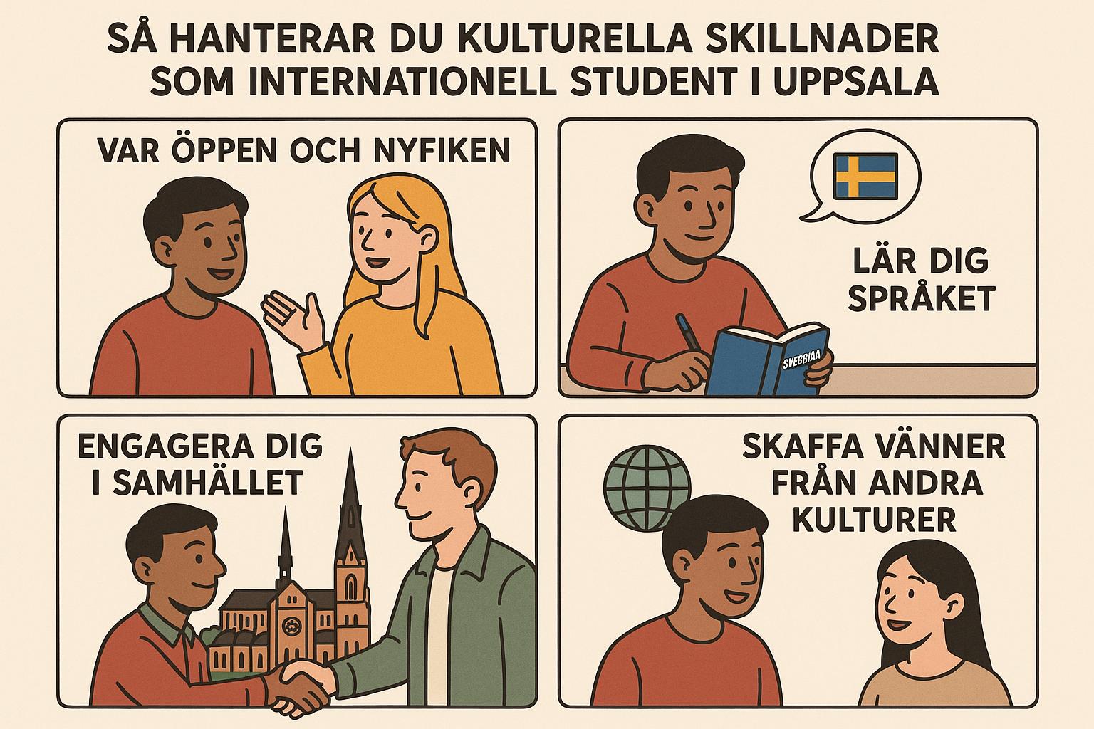 Så hanterar du kulturella skillnader som internationell student i Uppsala