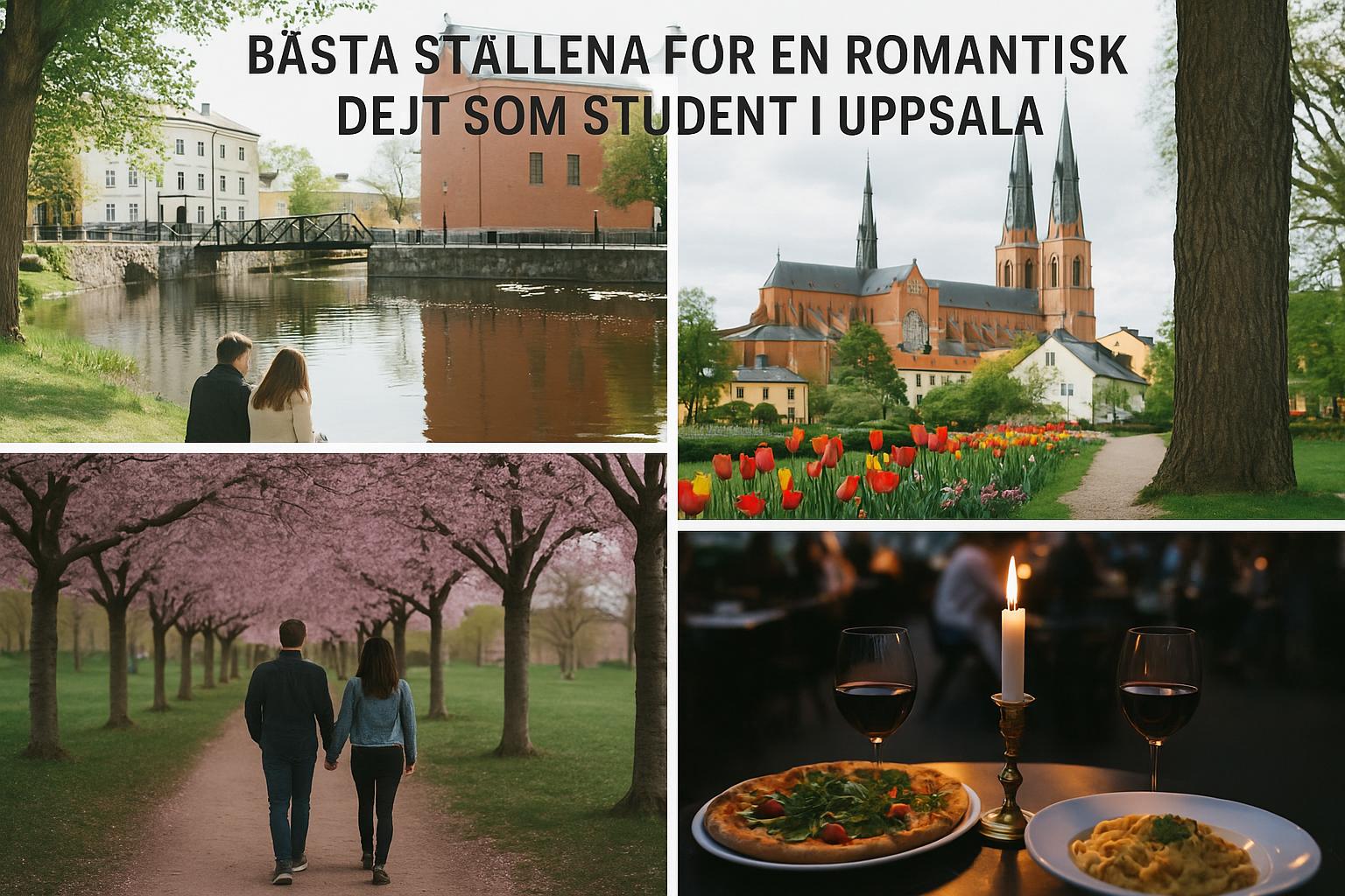 Bästa ställena för en romantisk dejt som student i Uppsala
